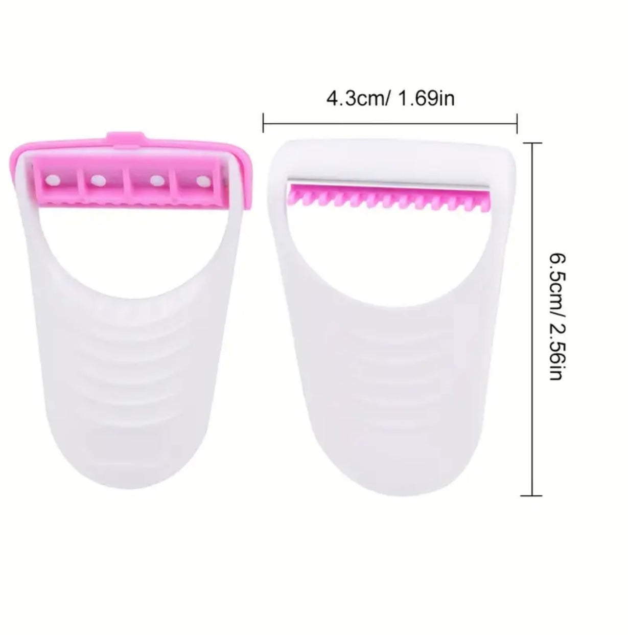 6pcs Set of Hypoallergenic Stainless Steel Razor Blades for Women'S Leg Shaving, Perfect for Bikini Zone, with Protective Cap and Single-Edge Desian