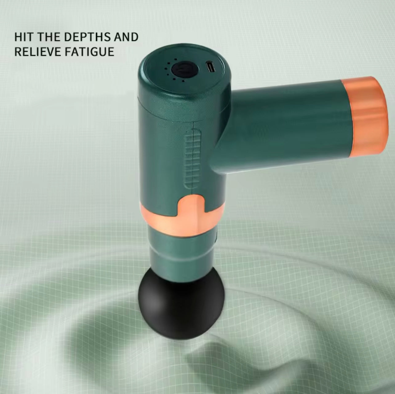 USB Mini Massage Gun Fascial Machine Muscle Relaxation Vibrating Gun Rod Massage Fitness Equipment Neck Grab Fascial Gun