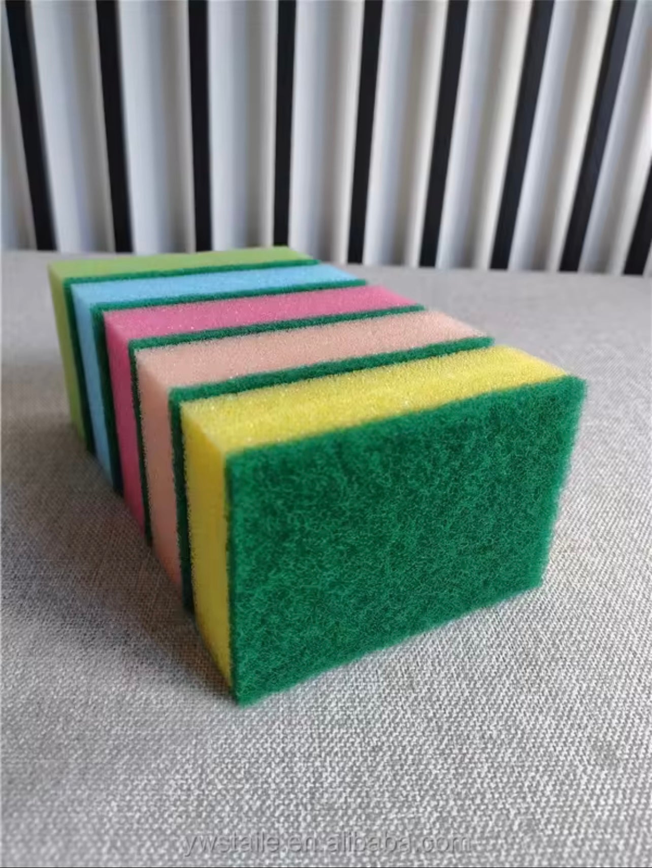 10pcs ، اسفنجة غسل الصحون ، ضروريات المطبخ ، مناشف أطباق التنظيف المنزلية ، مناشف إسفنجية عالية الكثافة ، أدوات تنظيف أساسية!