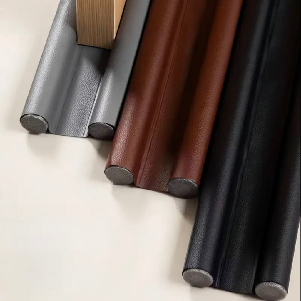 A Double-Sidea Designed Door Bottom Seal Strip That Blocks Wind, Suitable for Security Doors And Wooden Doors, Soundproof, Waterproof, And, Perfect for Bedroom Door Gaps.