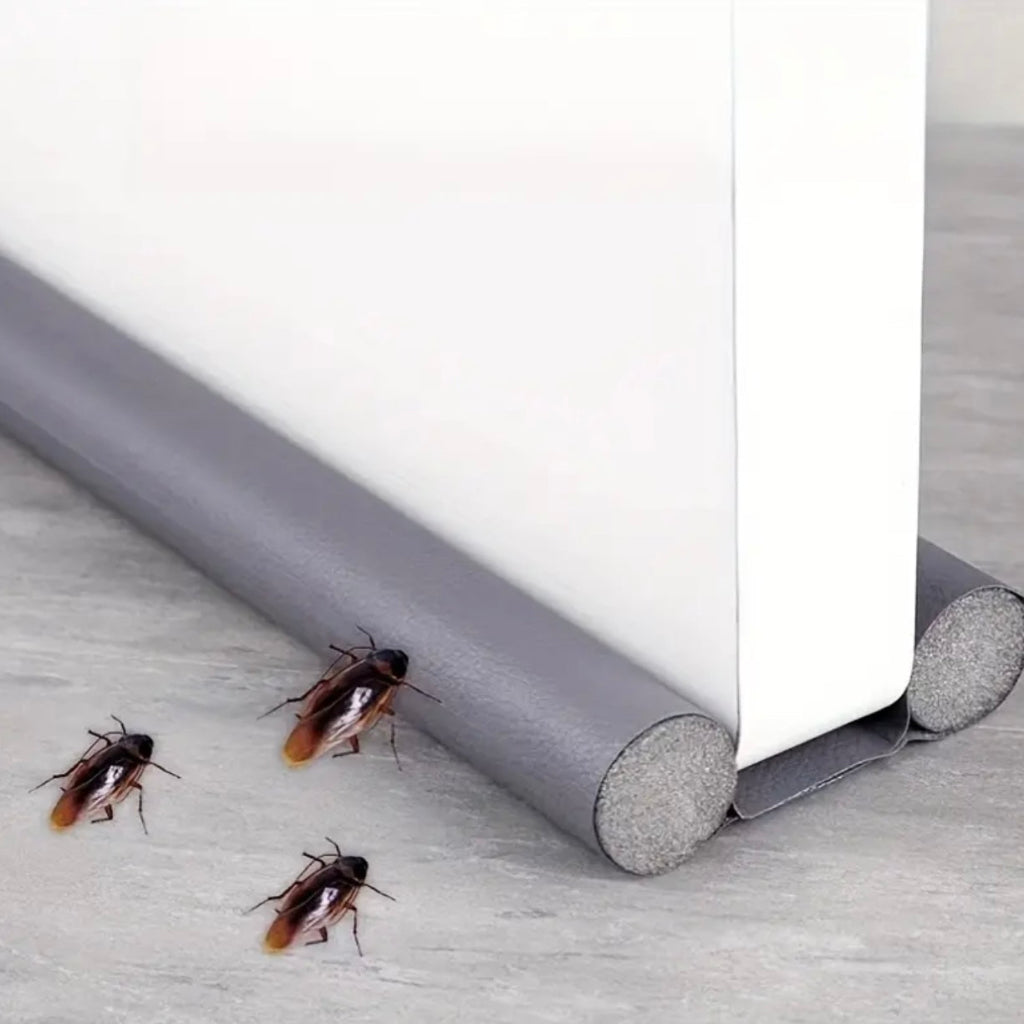 A Double-Sidea Designed Door Bottom Seal Strip That Blocks Wind, Suitable for Security Doors And Wooden Doors, Soundproof, Waterproof, And, Perfect for Bedroom Door Gaps.