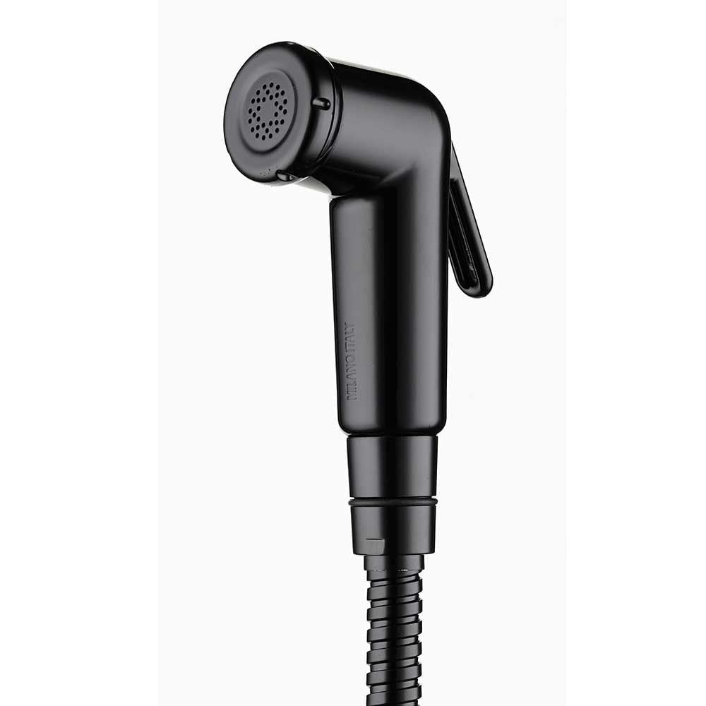 1pc Modern Bathroom Toilet Bidet Soraver Set - ABS Handheld Shattaf with Enhanced Pressure Spray Head and Stainless Steel Hose, Includes Wall Mount Holder Bracket and Installation Accessories