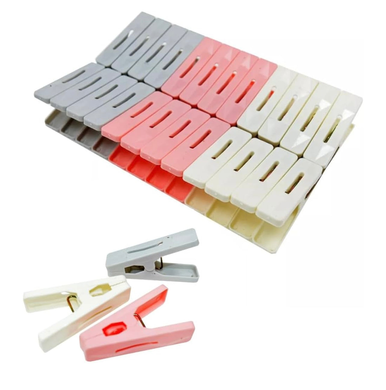 Clothespins ClooseSpins الملونة - دبابيس ملابس الغسيل الثقيلة ، مقاطع مقاطع ، خطوط تجفيف الأوتاد ، دبابيس ملابس صغيرة ملونة للهواء في الهواء الطلق ، مقاطع صور الحرف اليدوية في الهواء الطلق | 20 قطعة