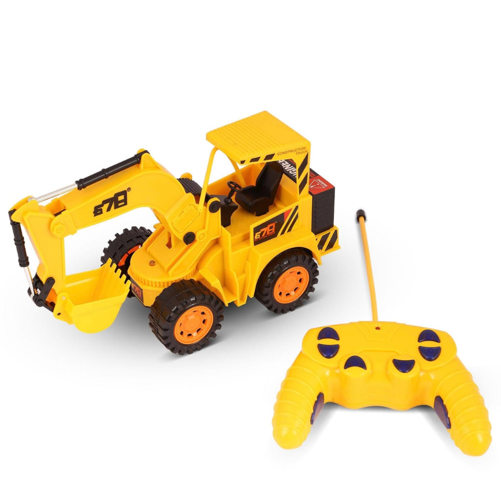 Rechargeable JCB Toy – Realistic construction vehicle with lights, sounds & moving parts. USB rechargeable for endless fun. Durable, safe & perfect for kids who love construction play
