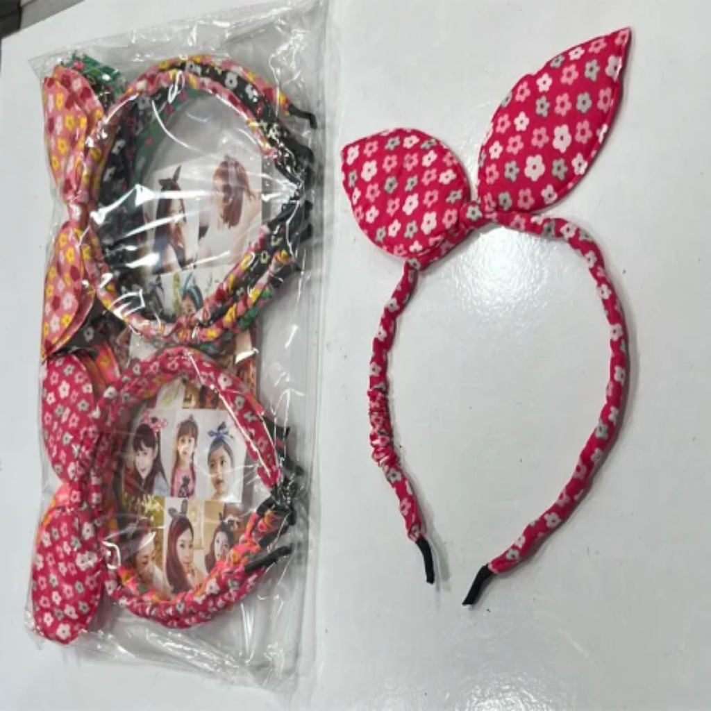 1 Pcs Classic Rabbit Ear Headbands different Pattern Performance Cute Cool And Versatile Headbands