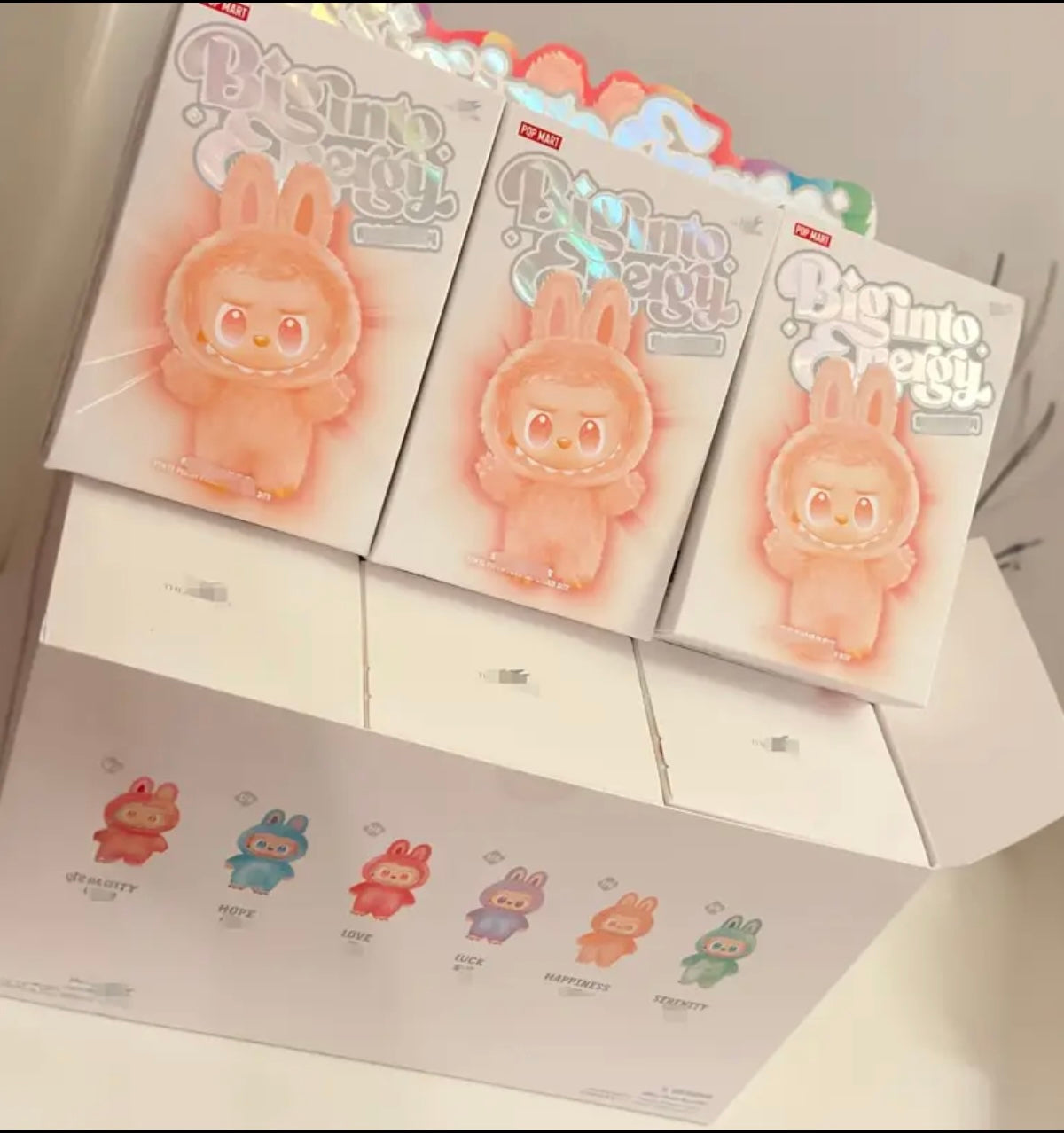 Pop Mart labubu 3rd generation series Mystery Box, trendy ornaments, suitable for desktop decoration, car decoration, keychain pendant, plush doll ornament decoration, surprise Mystery Box play