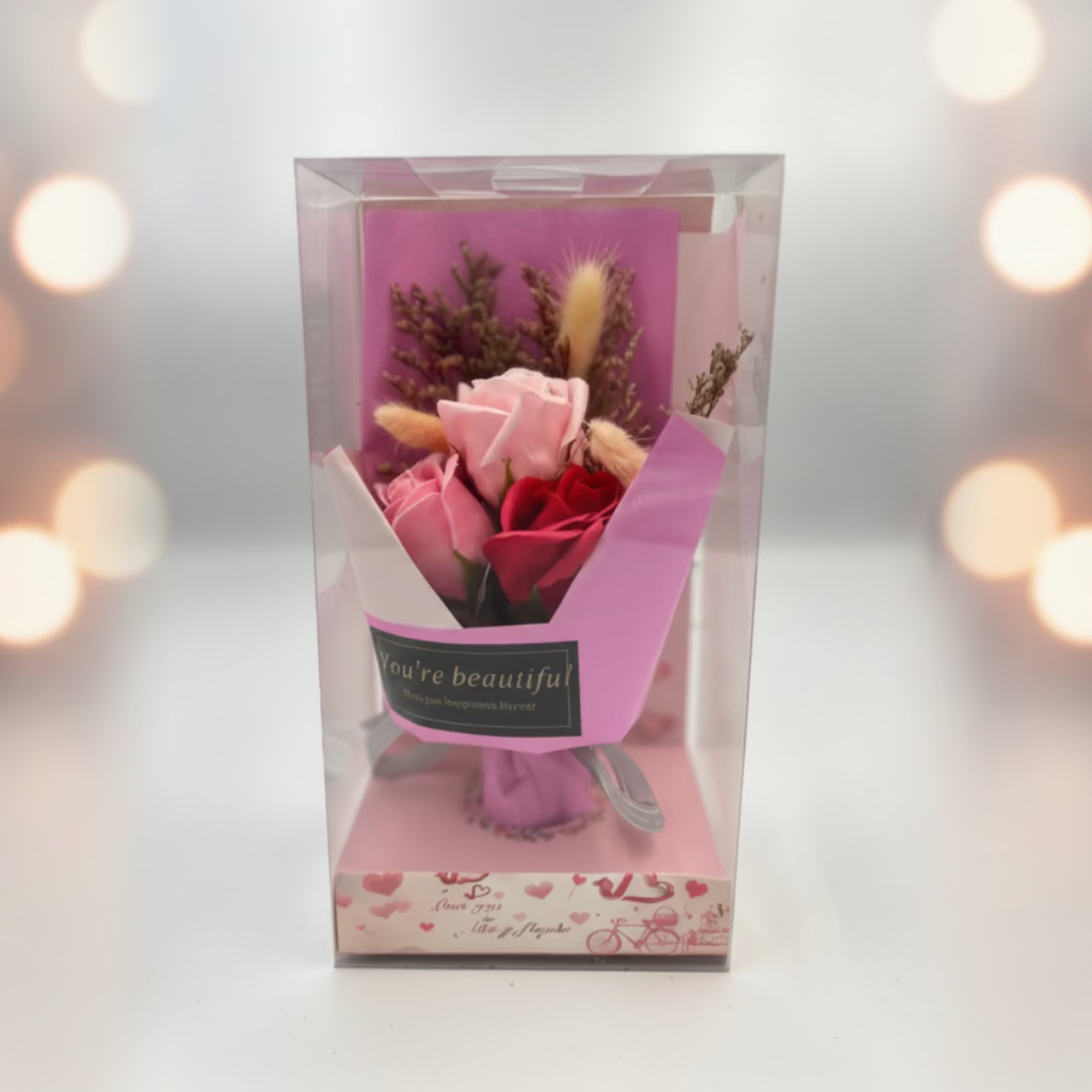 Elegant LED Rose Bouquet in Gift Box – Timeless Expression of Love