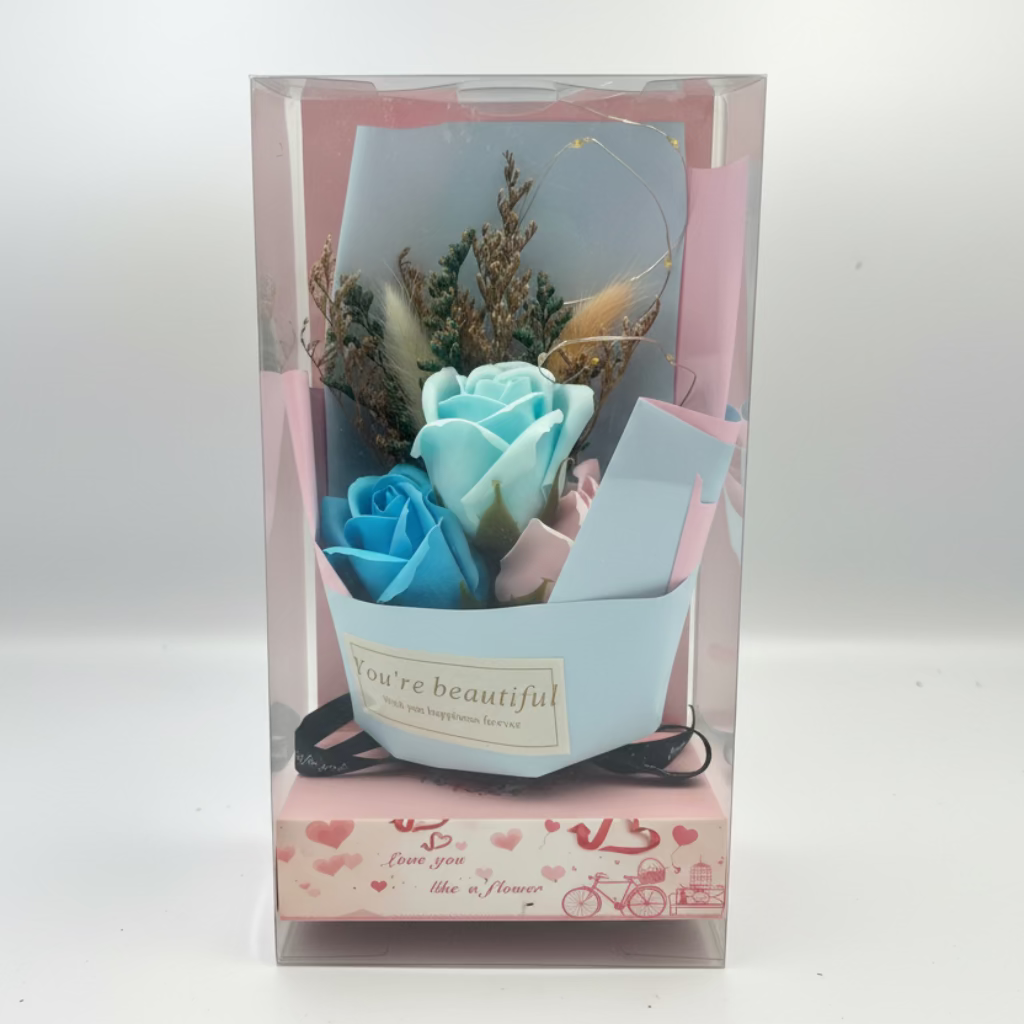 Elegant LED Rose Bouquet in Gift Box – Timeless Expression of Love