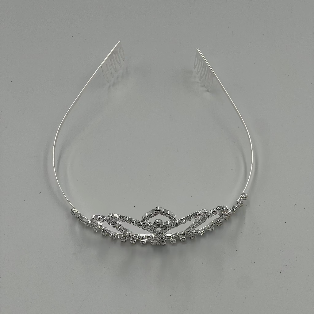 Princess Crown Headband for Elegant Tiara Hair Accessory for Birthdays, Weddings, Photo Shoots & Special Occasions, Princess Hair Accessories,Headwear, Rhinestone Embellishments