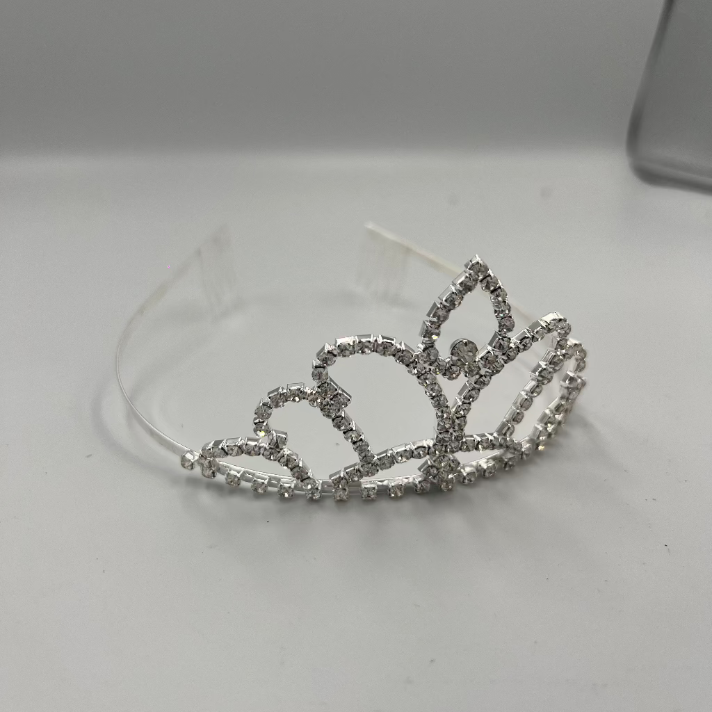 Princess Crown Headband for Elegant Tiara Hair Accessory for Birthdays, Weddings, Photo Shoots & Special Occasions, Princess Hair Accessories,Headwear, Rhinestone Embellishments