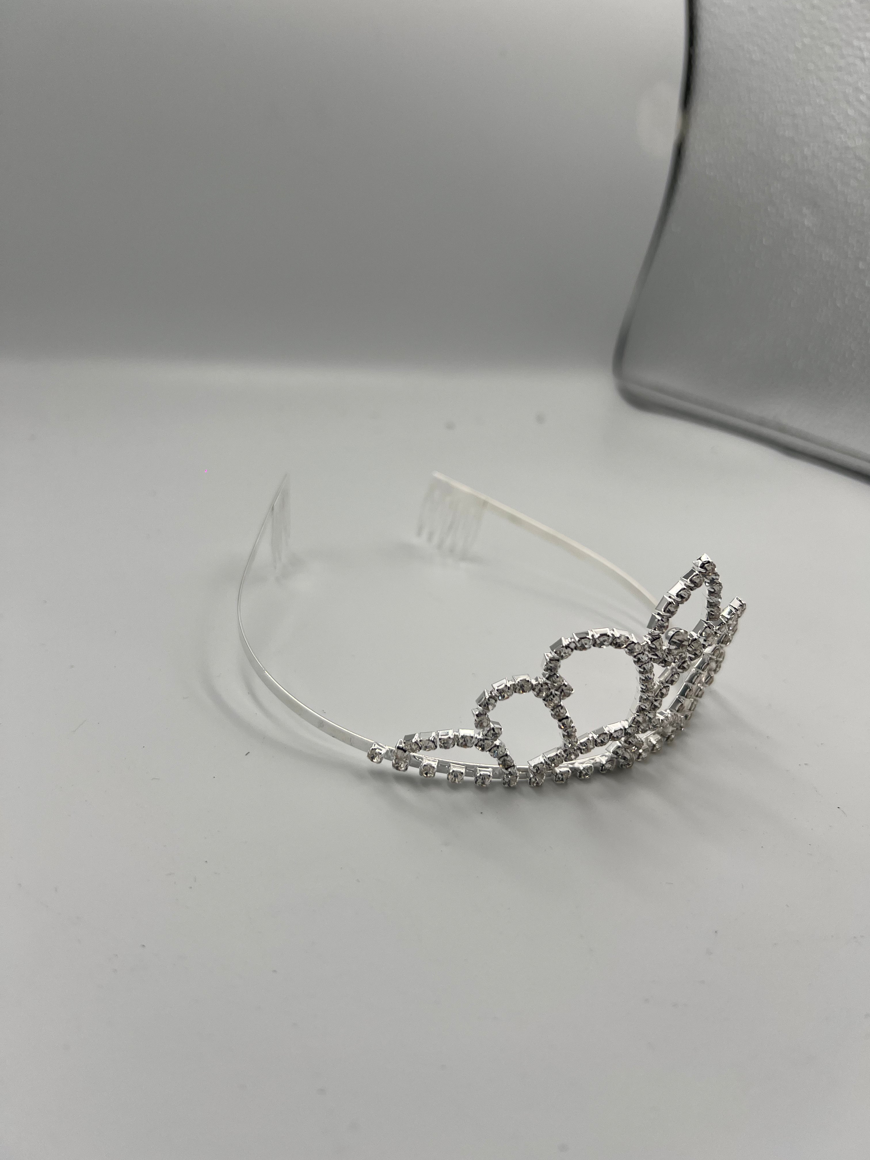 Princess Crown Headband for Elegant Tiara Hair Accessory for Birthdays, Weddings, Photo Shoots & Special Occasions, Princess Hair Accessories,Headwear, Rhinestone Embellishments