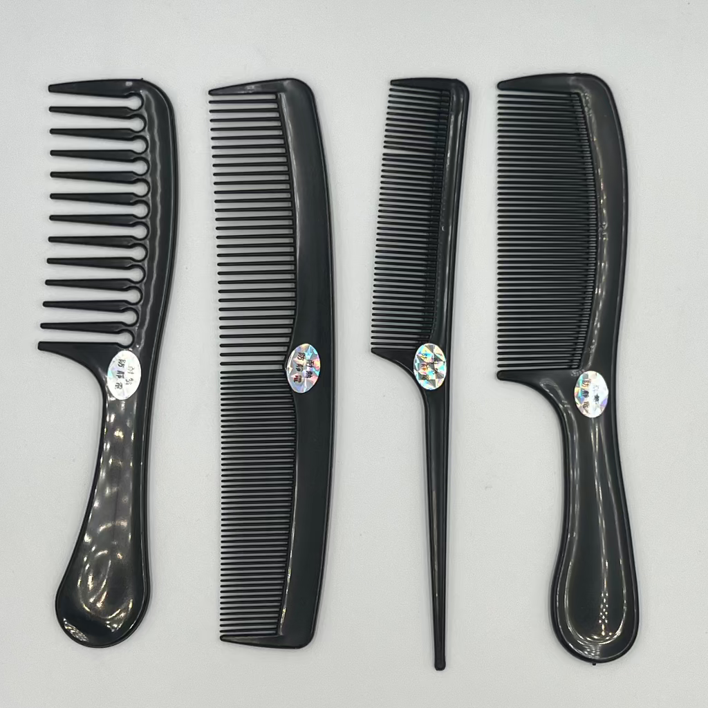 4pcs Hair Styling Comb Set, Hairdressing Brush Kit, Durable Anti Static Hair Comb For Barber Salon Home Use..