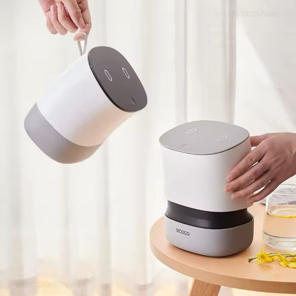 Ecoco سطح المكتب سطح القمامة الأسرة الصغيرة سلة المهملات الصغيرة Van Mini Home Home Office Compered Trash Office Supply Sunres Barrel Box | Dustbin