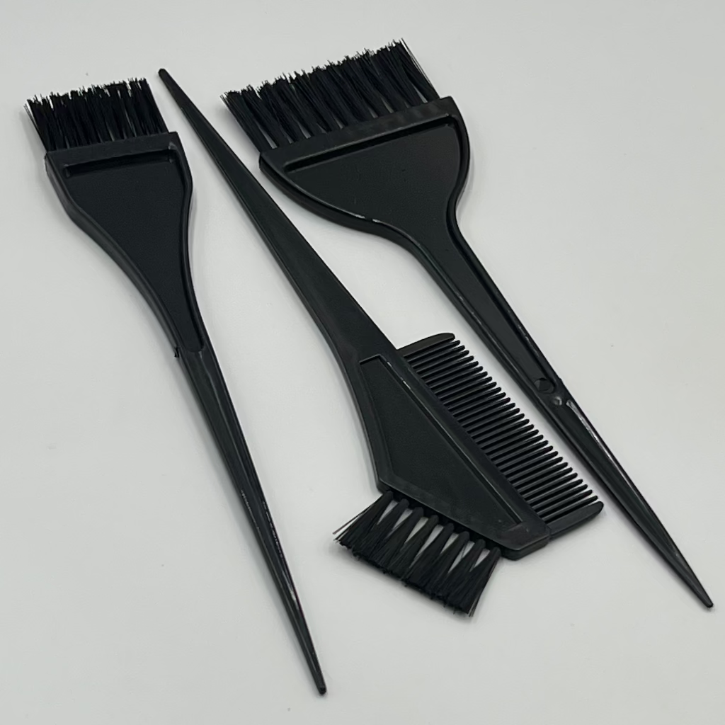 3pcs Hair Dye Kit with Comb, Hair Brush - Perfect for DIY Salon and Home Bleaching Essentials...