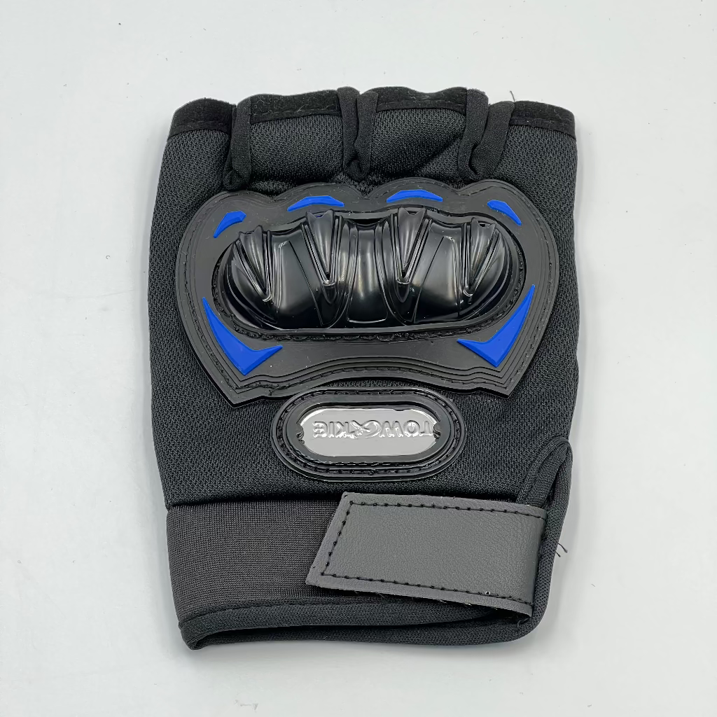 Motorcycle riding gloves, protective joint cycling sports outdoor fitness half-finger gloves. Essential for all seasons and home use.