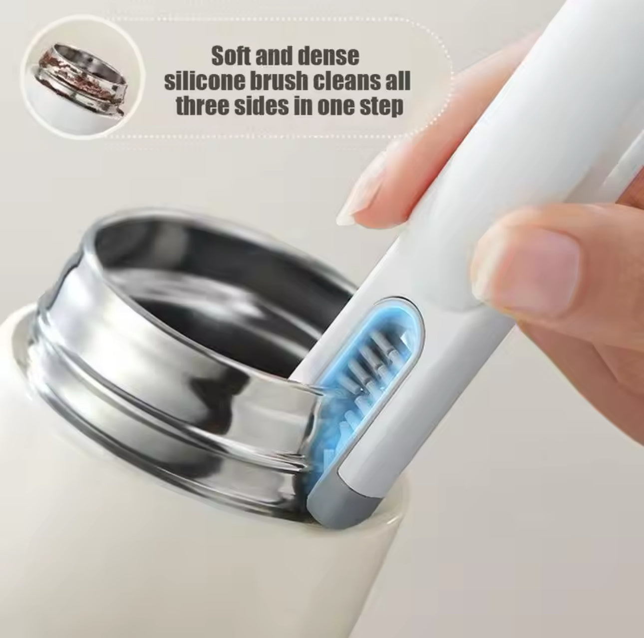 Water Bottle Brush Detailing Cleaning Multi-Functional Bottle Brush Nursing Bottle Cleaning Tools For Toddler Breastfeeding