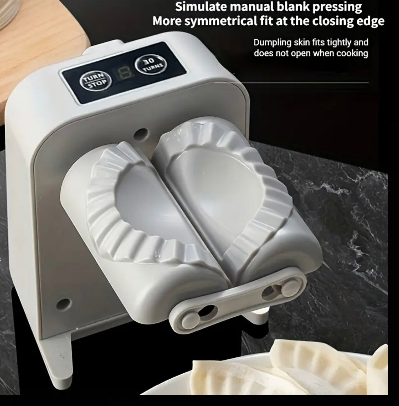 The Latest USB Rechargeable Fully Automatic Dumpling Machine Can Make 1500 Dumplings on a Single Charge, Making It a Time-Saving And Convenient Kitchen Appliance.