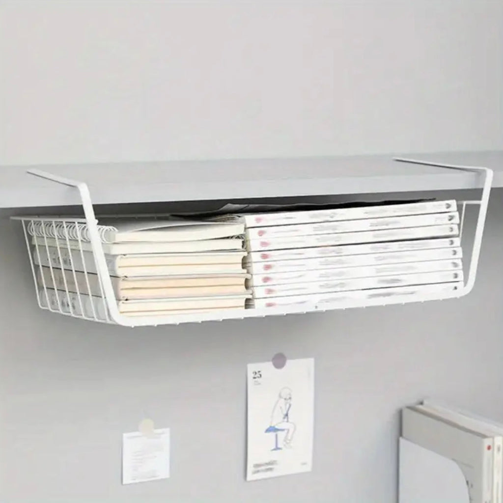 Extra Large Modern Organizer - No Installation Required, Hanging Basket for Kitchen or Dorm Room Table, Suitable for a Family Multi-Functional Tiered Shelf Storage Basket,Kitchen Rack