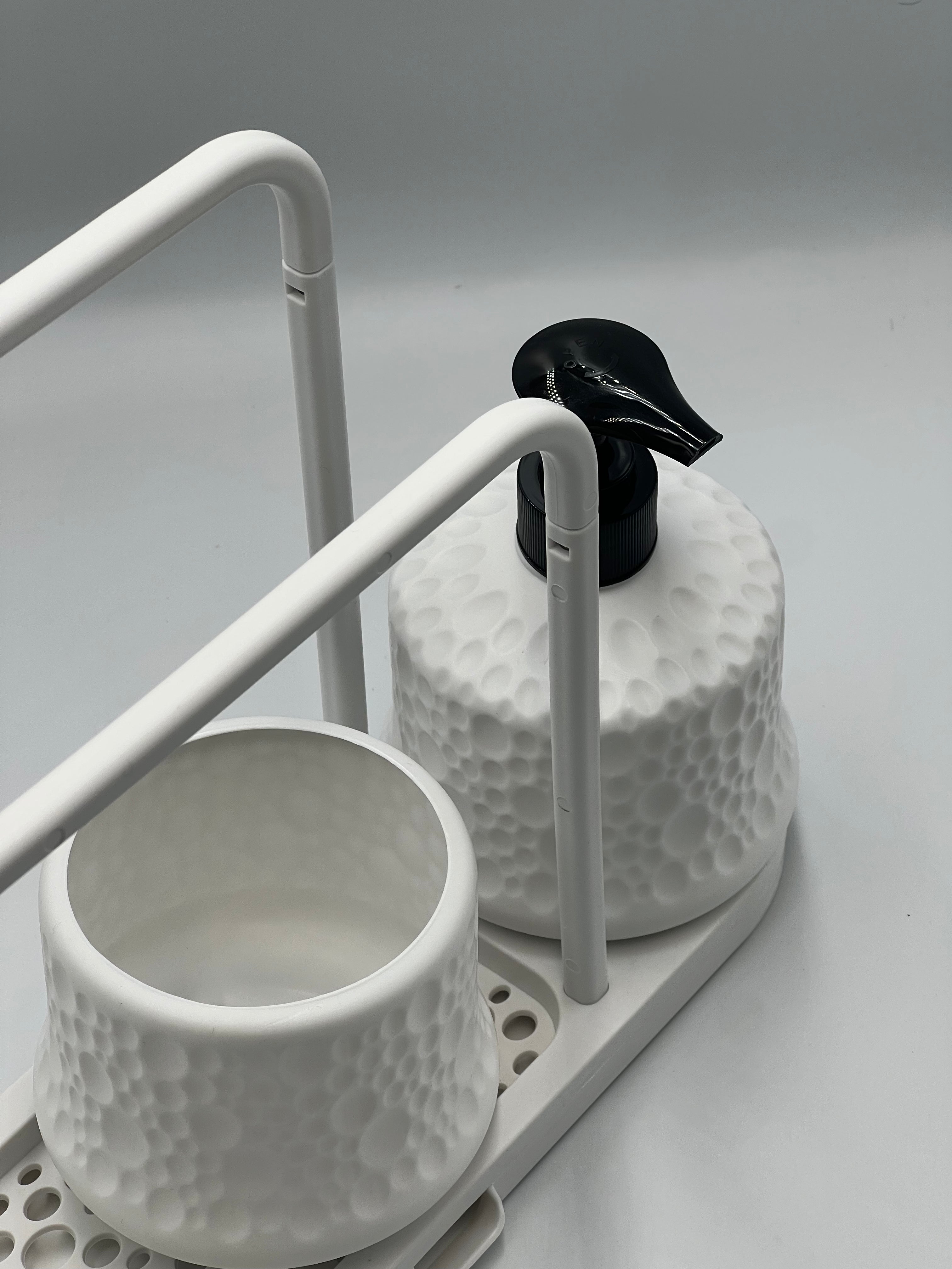 Kitchen Drainer Multi-use Dishcloth Holder Dish Cloth Rack Draining Sponge Rack Kitchen Sponge Rack Rag Storage Rack Rag Holder Kitchen Gadgets Dishcloth Holders Sponge Drain Rack, Green&white