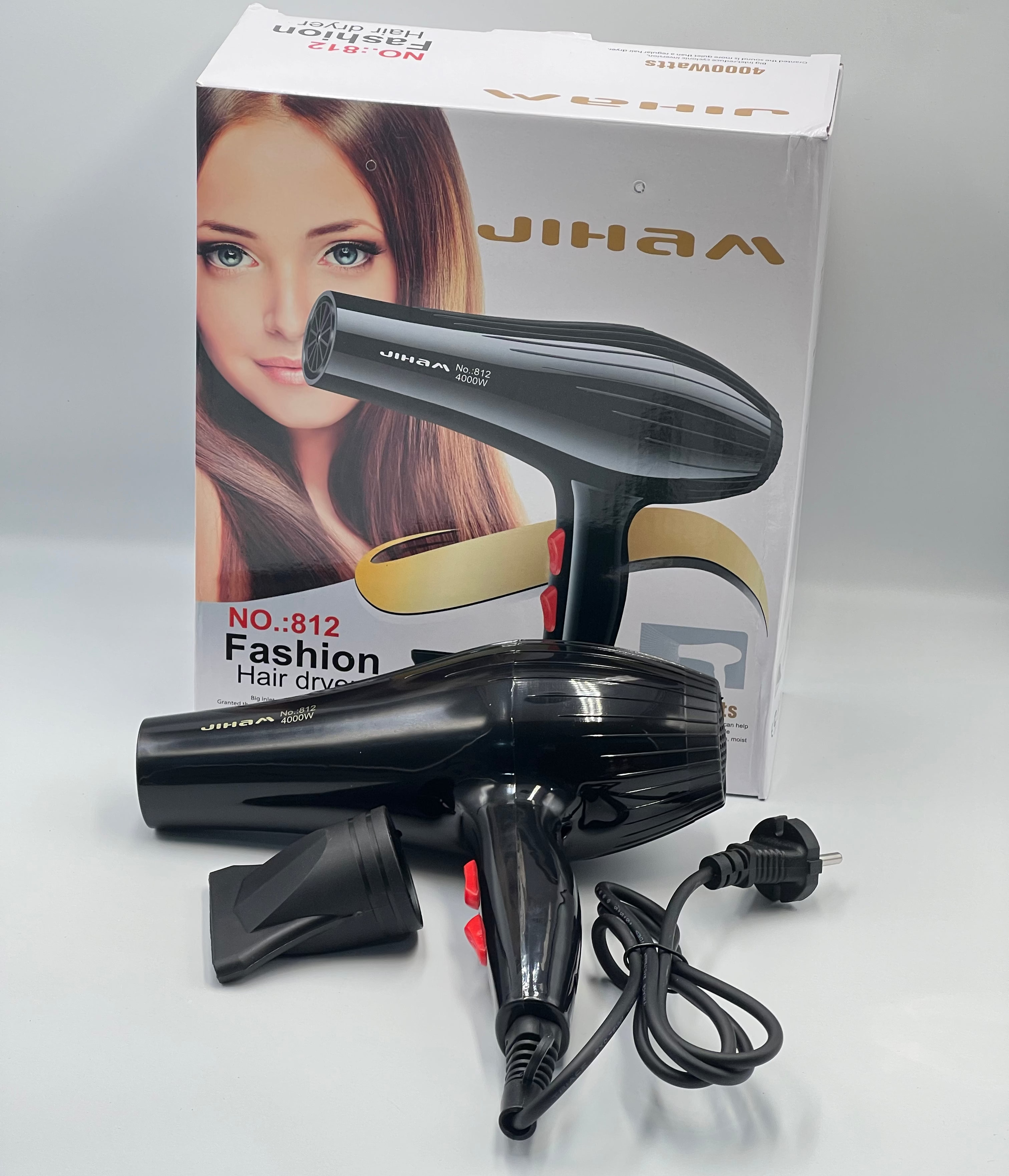 4000 W High power Professional Salon Hair Dryer , High-Power Blow Dryer For Quick Drying, Includes Concentrator Nozzle, Gifts For Women..