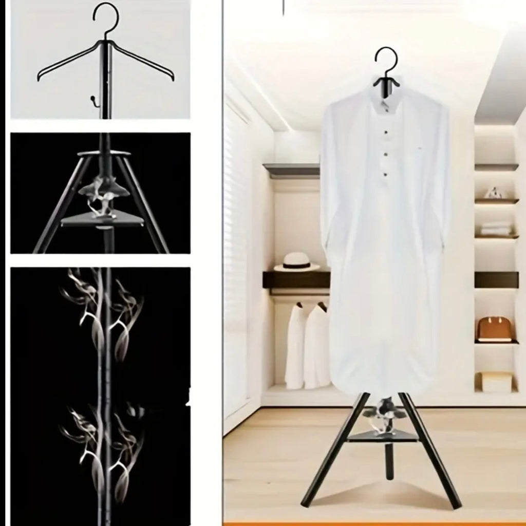 Elegant Middle Eastern Smoking Clothes Rack - Durable Iron Art Coat & Robe Stand, Rust-Proof, Ideal for Home & Retail Use, Perfect Holiday Gift..