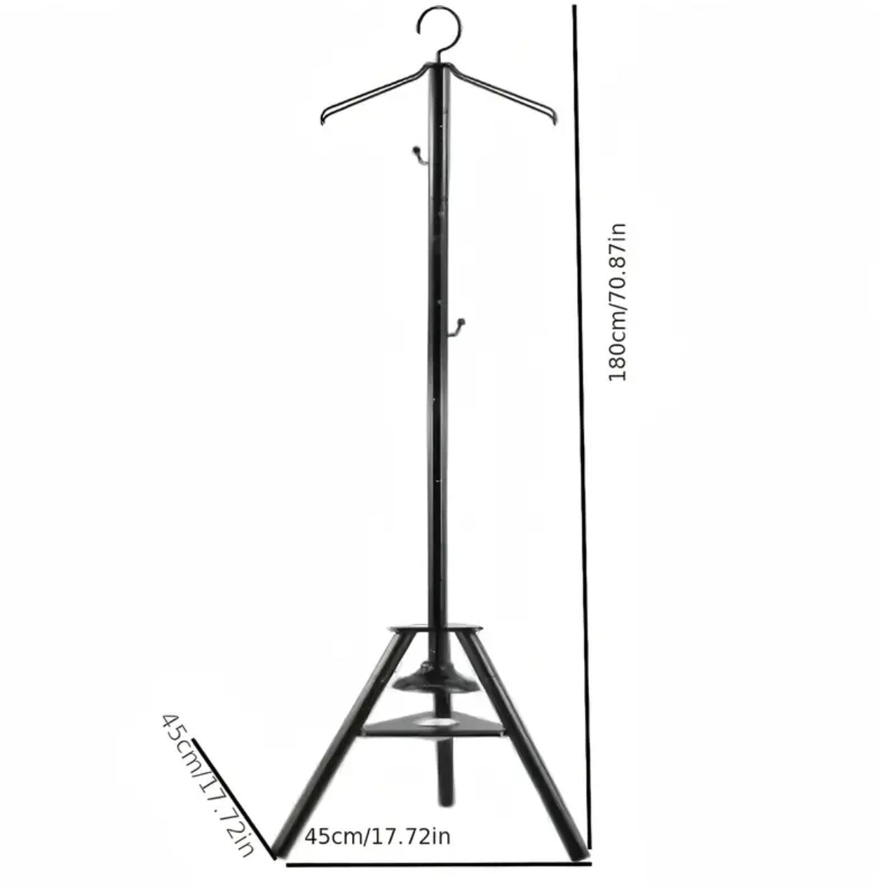 Elegant Middle Eastern Smoking Clothes Rack - Durable Iron Art Coat & Robe Stand, Rust-Proof, Ideal for Home & Retail Use, Perfect Holiday Gift..