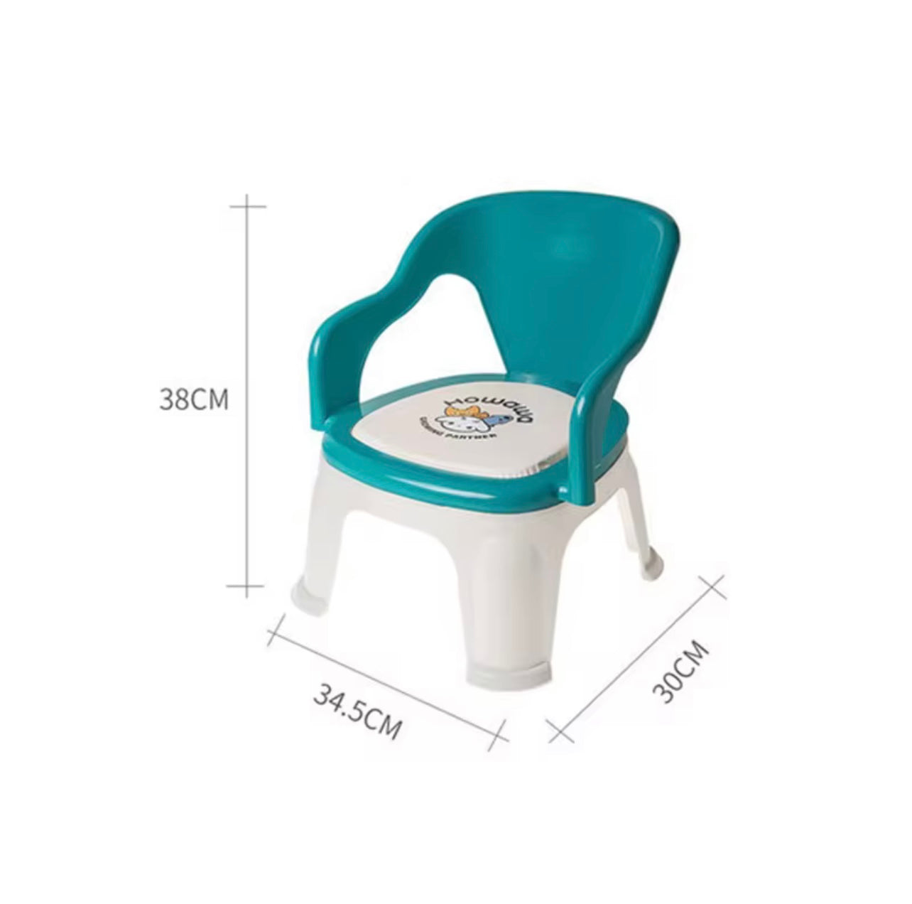 Dual Color Kids Chair Set – Random Pattern Design for Playful Comfort