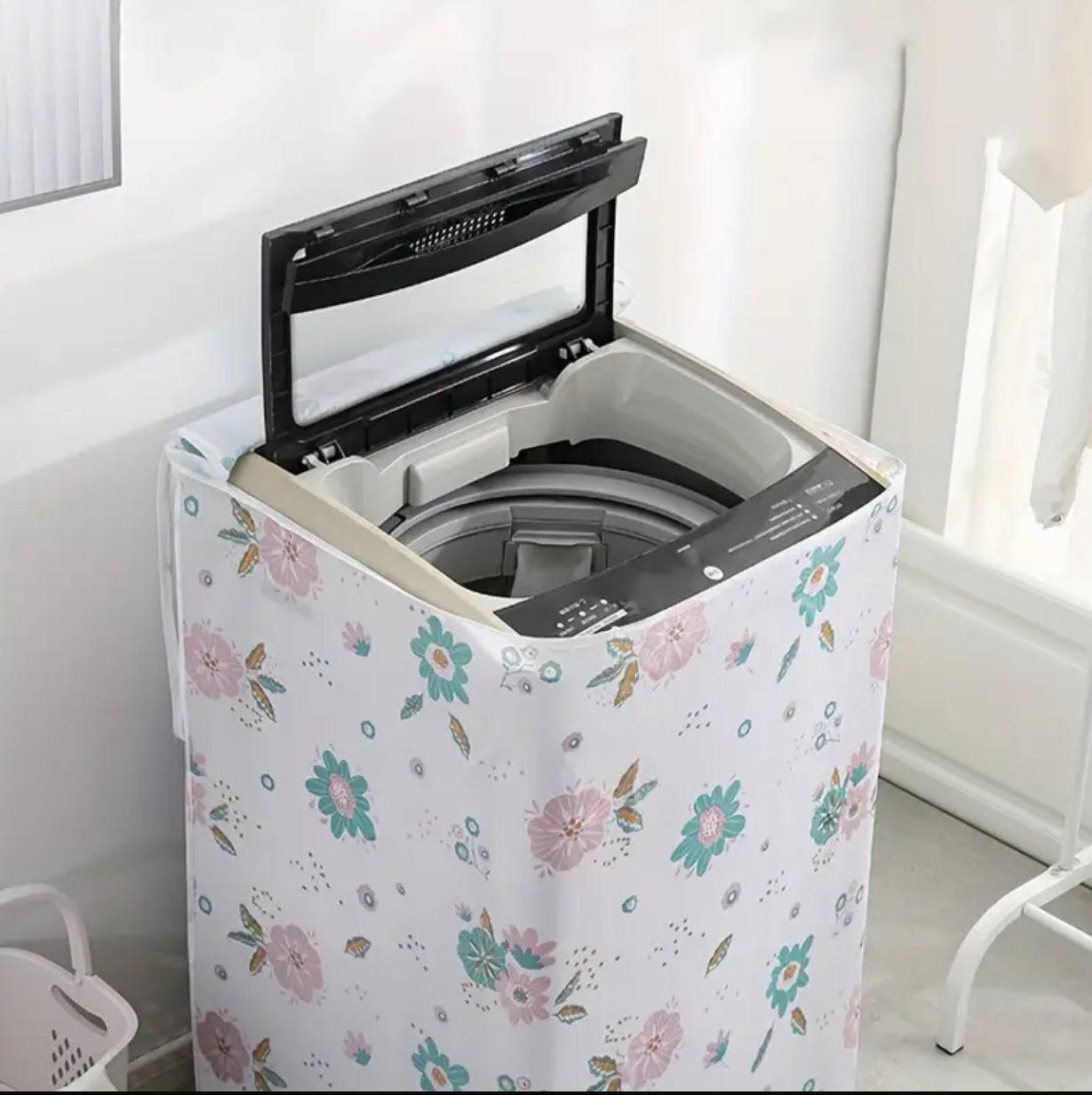 Stylish Floral & Geometric Washing Machine Cover – Durable Dust & Fade-Resistant Shield