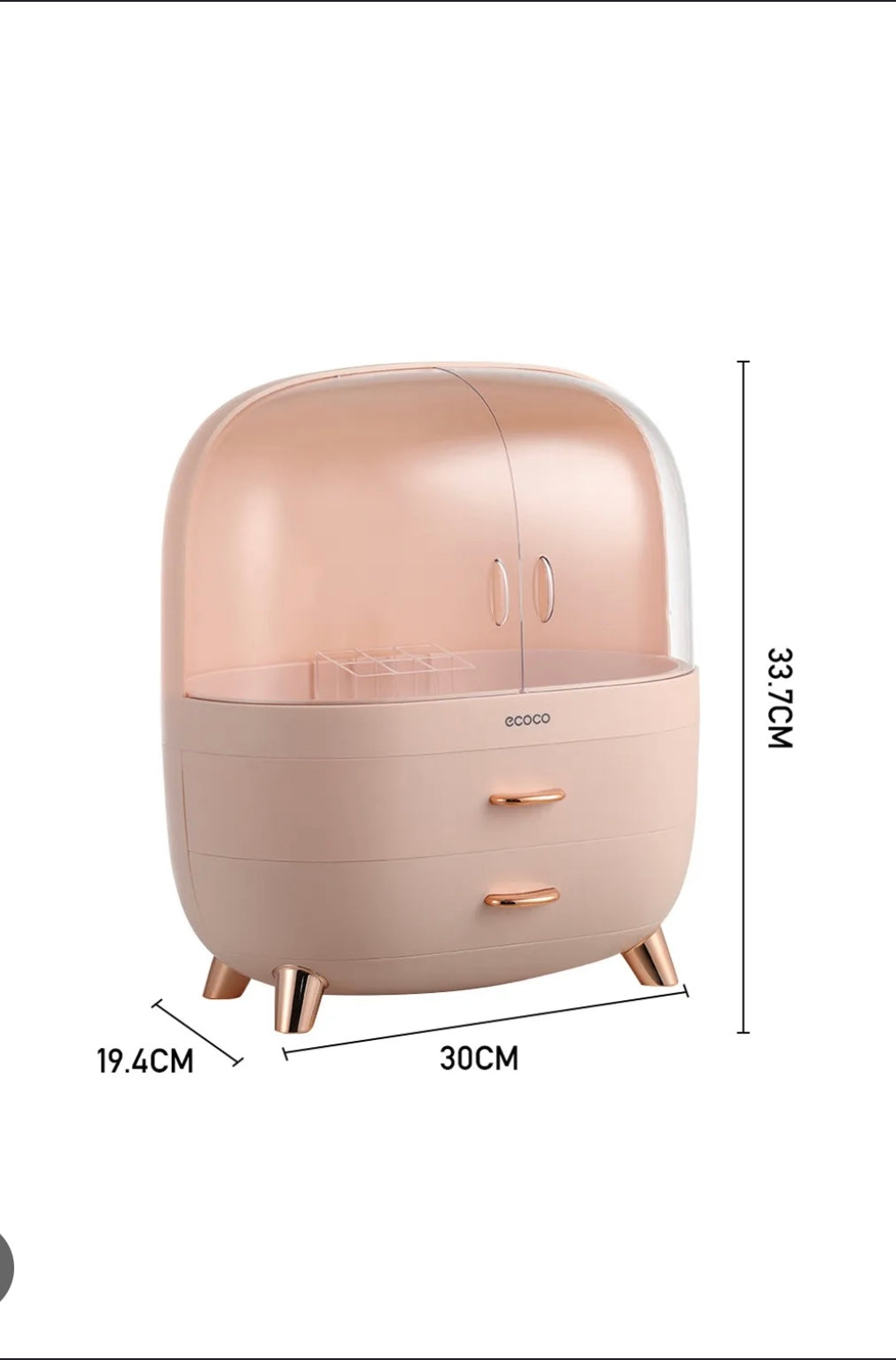 Cosmetic Storage Box Big Capacity Dustproof Waterproof Makeup Organizers Home Skin Care Make Up Nail Jewelry Storage Drawers