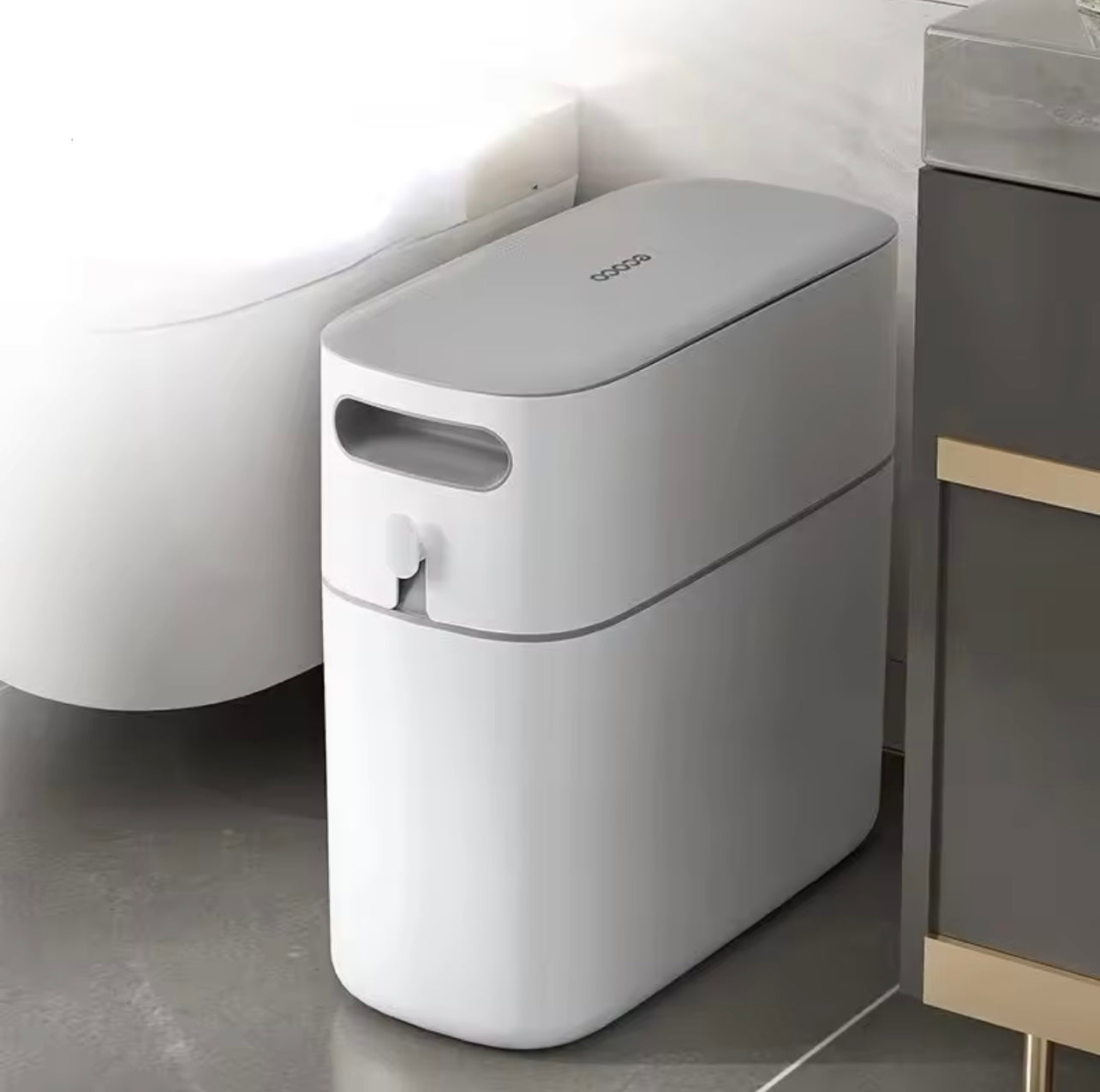 New type of trash can for home office bathroom and kitchen with lid and large automatic packing paper bucket|dustbin
