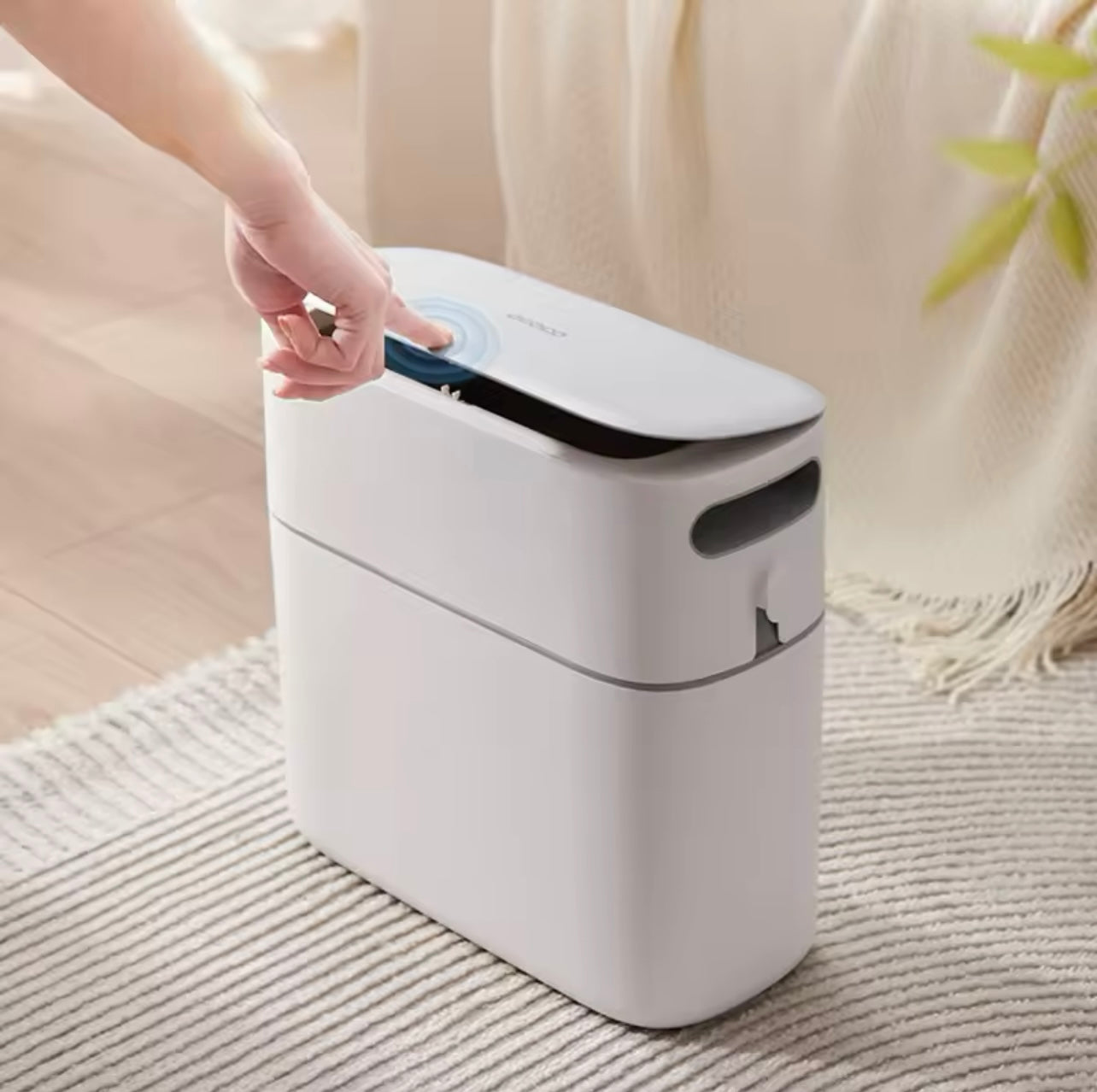 New type of trash can for home office bathroom and kitchen with lid and large automatic packing paper bucket|dustbin