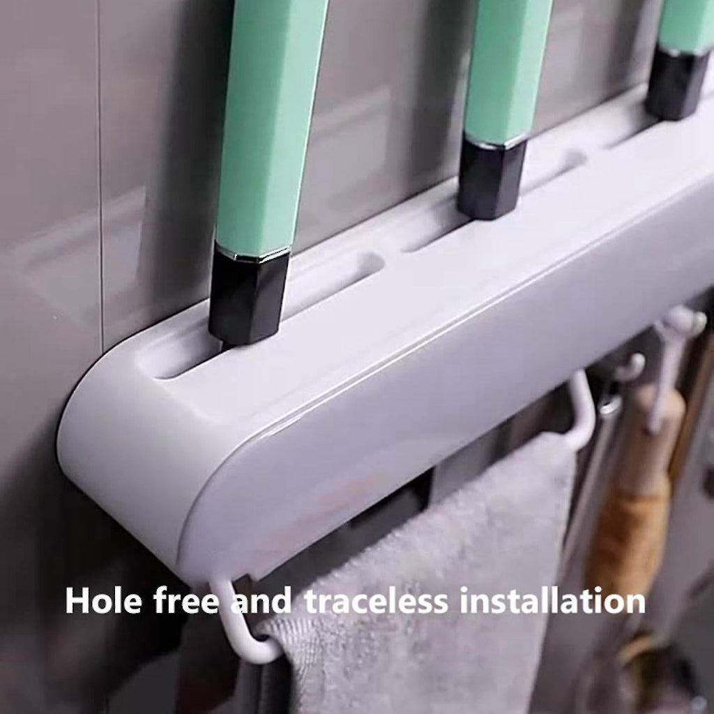 Ecoco Wall-Mounted Knife & Chopstick Holder – Multifunctional Kitchen Storage Rack