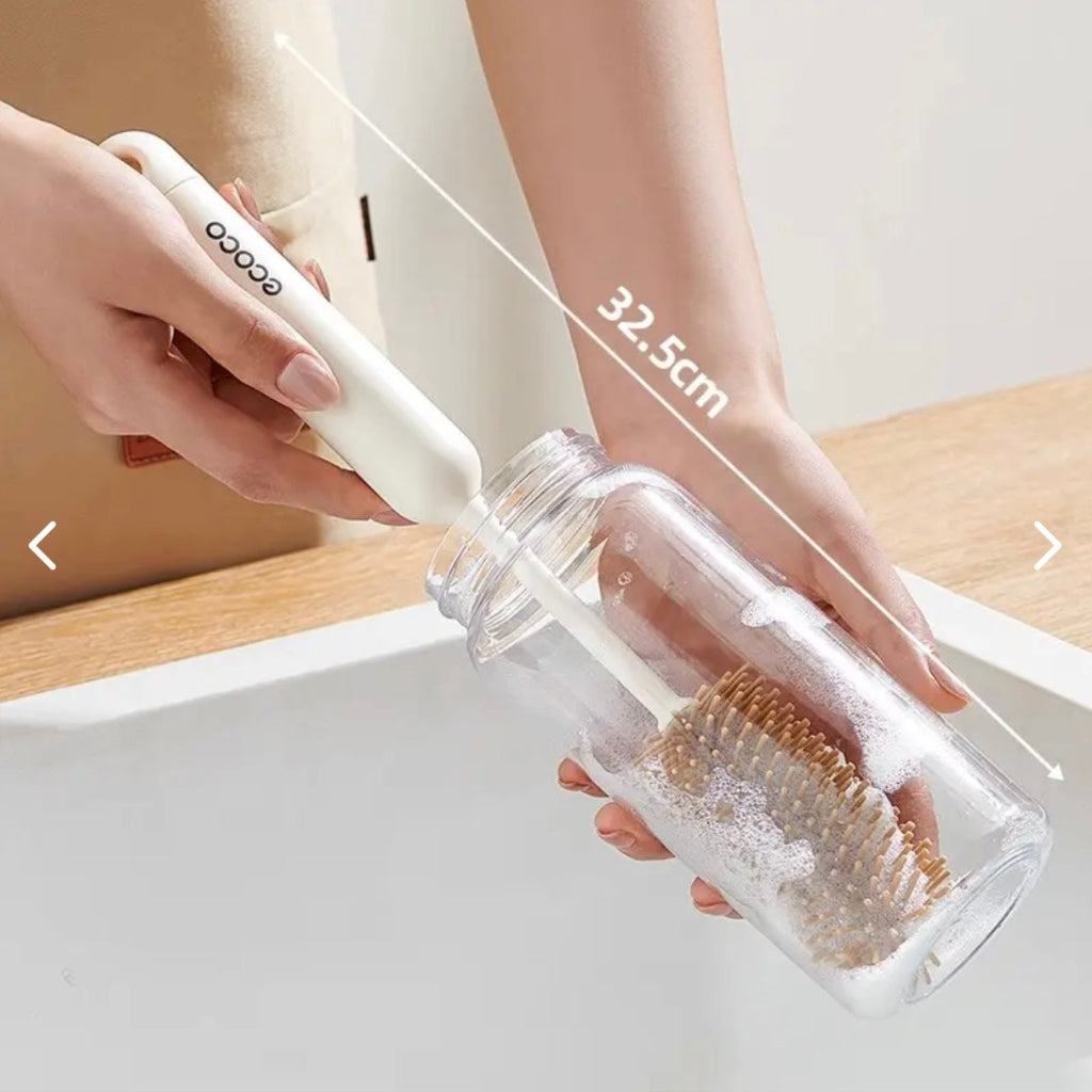 فرشاة زجاجات المياه متعددة الوظائف من ECOCO - أداة تنظيف تفصيلية للزجاجات وزجاجات الرضاعة