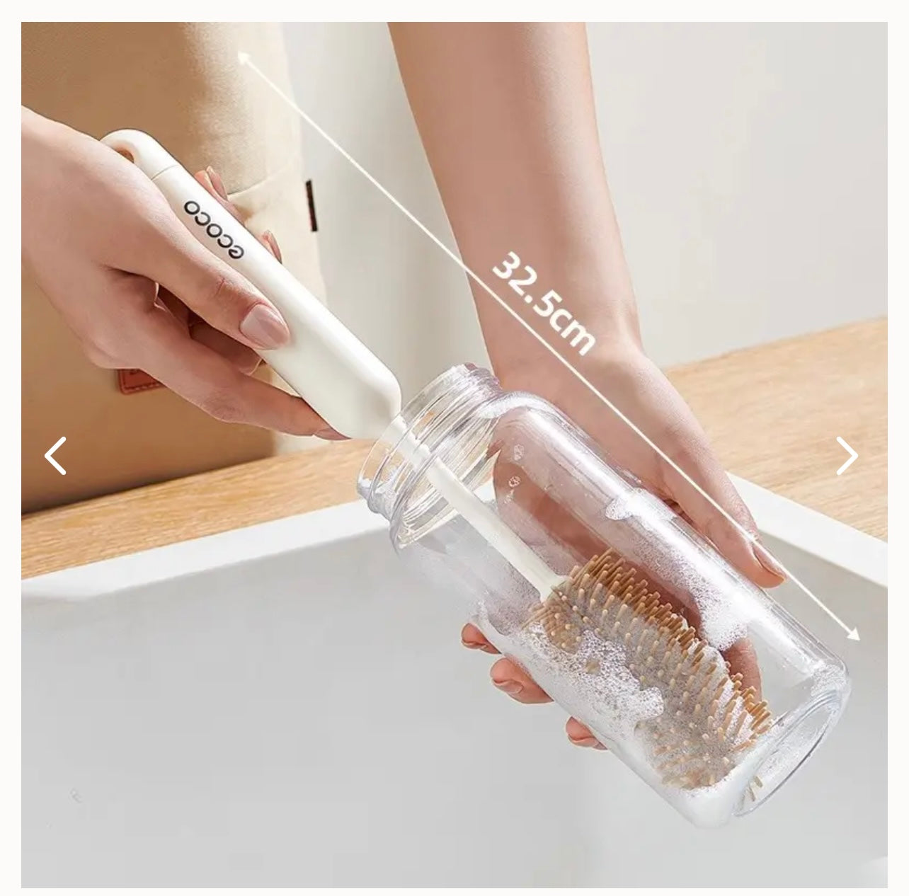 Water Bottle Brush Detailing Cleaning Multi-Functional Bottle Brush Nursing Bottle Cleaning Tools For Toddler Breastfeeding