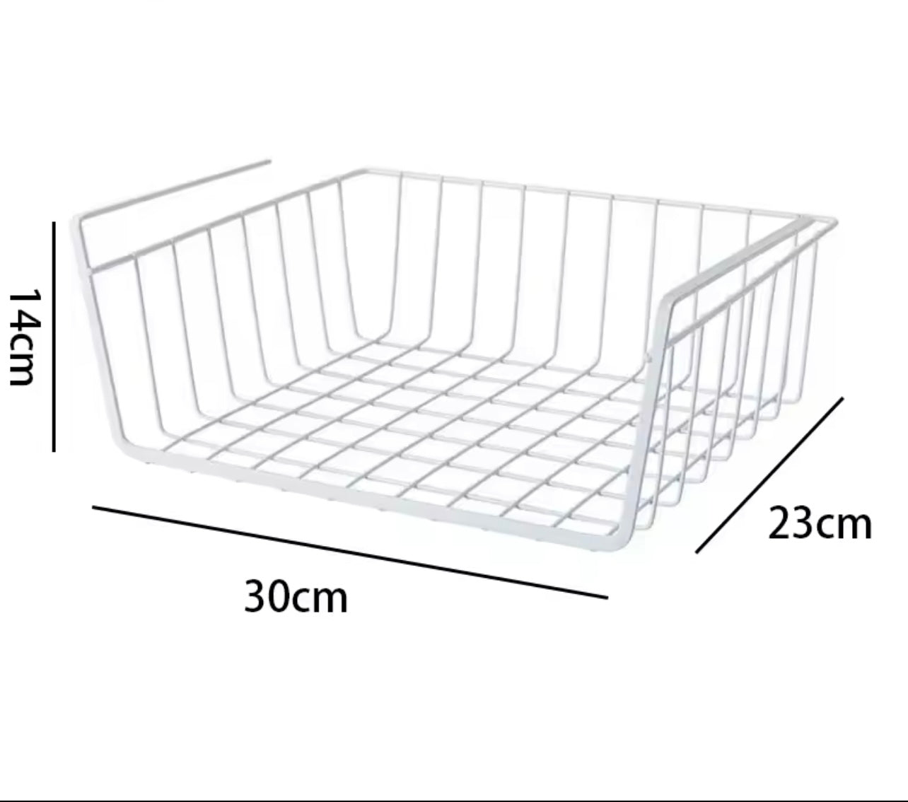 Extra Large Modern Organizer - No Installation Required, Hanging Basket for Kitchen or Dorm Room Table, Suitable for a Family Multi-Functional Tiered Shelf Storage Basket,Kitchen Rack