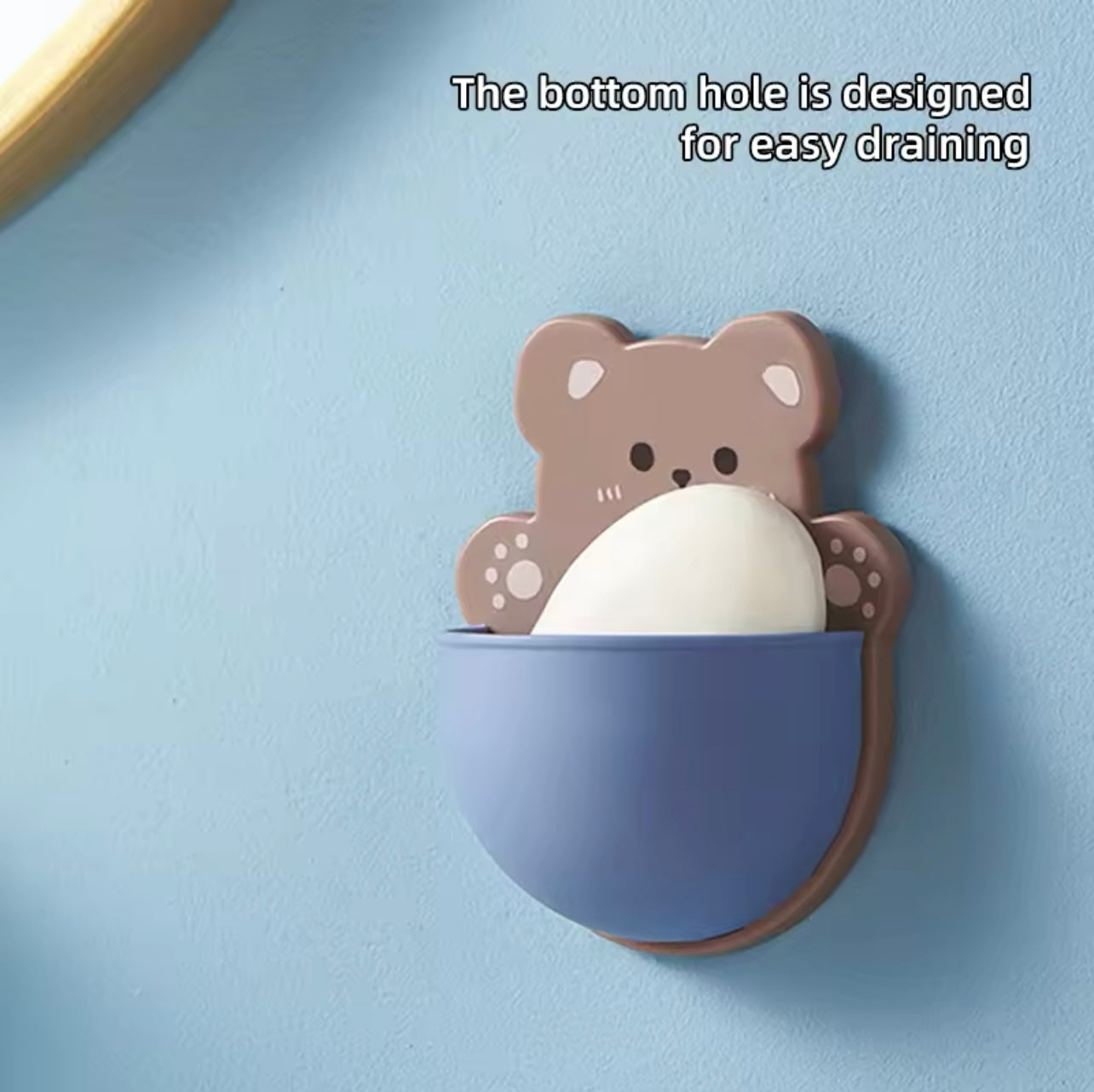 Mobile Phone Storage Shelf No Trace Wall Hanging Kitchen Storage Rack Bedroom Space-saving Wall-mounted Mobile Phone and Remote Control Adhesive Bracket - Fashionable Duck Rabbit, with Pen Slot Storage Box, Very Suitable for Home and Office