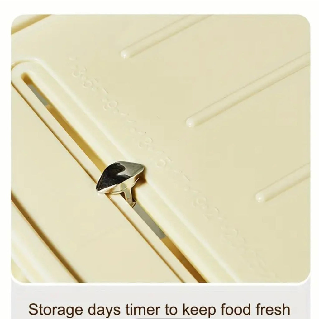 Large-Capacity Shockproof Automatic Rolling Egg Holder – Durable Refrigerator Egg Storage