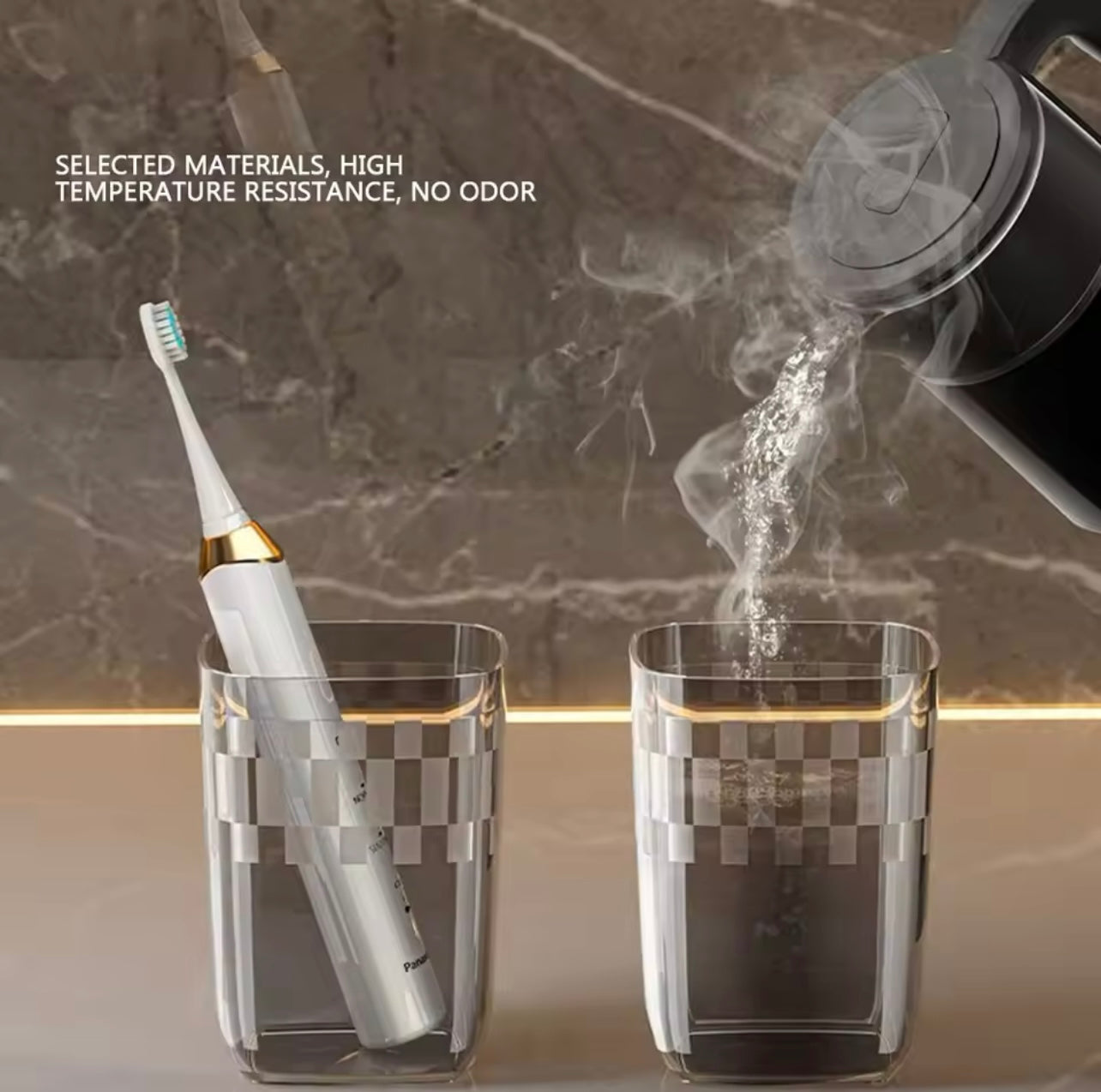 A Portable Toothbrush Cup, Travel Rinsing Cup, And a Household Brushing Cup.