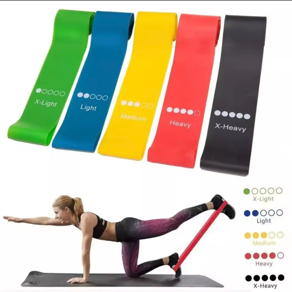 5pcs Resistance Bands, Muscle Training Straps, Men's and Women's Exercise Loops, Arm Stretching Band, Full Body Fitness Strap