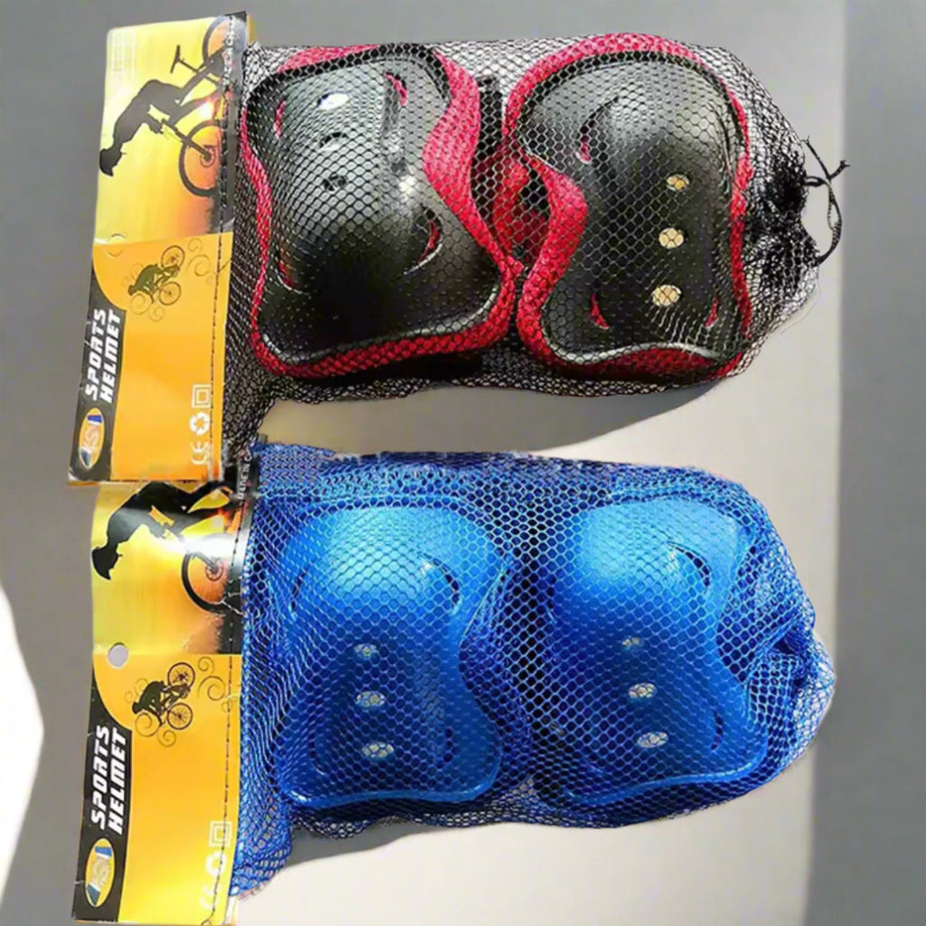 6pcs منصات الركبة للأطفال Kneepads ومنصات الكوع مع ترس طفل مجموعة من وسادات المرفق ووسادات الركبة للأطفال من 3 إلى 8 سنوات مع حراس الرسغ 3in 1 للتزلج على الدراجات الدراجات الدراجات الدراجات الندرج.