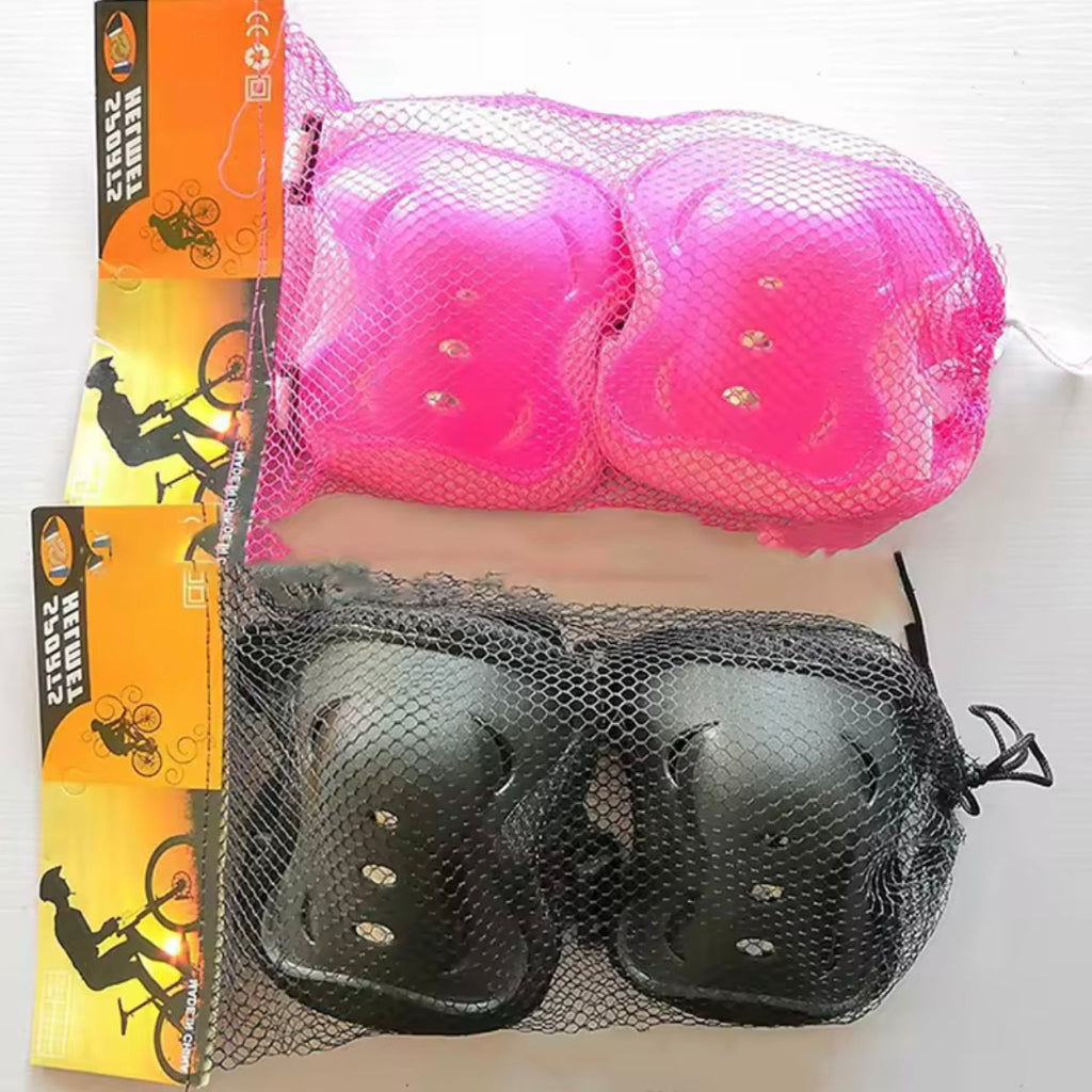 6pcs منصات الركبة للأطفال Kneepads ومنصات الكوع مع ترس طفل مجموعة من وسادات المرفق ووسادات الركبة للأطفال من 3 إلى 8 سنوات مع حراس الرسغ 3in 1 للتزلج على الدراجات الدراجات الدراجات الدراجات الندرج.