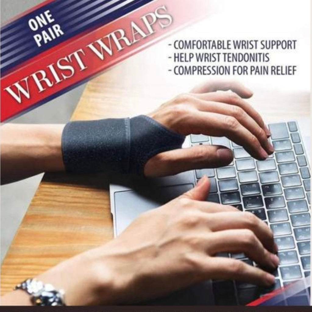 Unisex Adjustable Wrist Compression Support Brace - Ultra-Comfortable, Secure Fit for Sports, Fitness, Weightlifting, and Work - Ideal for Left or Right Hand, All-Season Use, Black, Comprehensive Training Support|Adjustable Strap