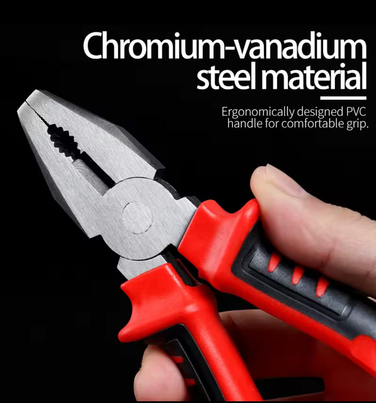 1Pc Vise, Multifunctional Wire Pliers, Industrial Grade Needle Nose Pliers, Labor-Saving Handmade Pliers, Comprehensive Tools