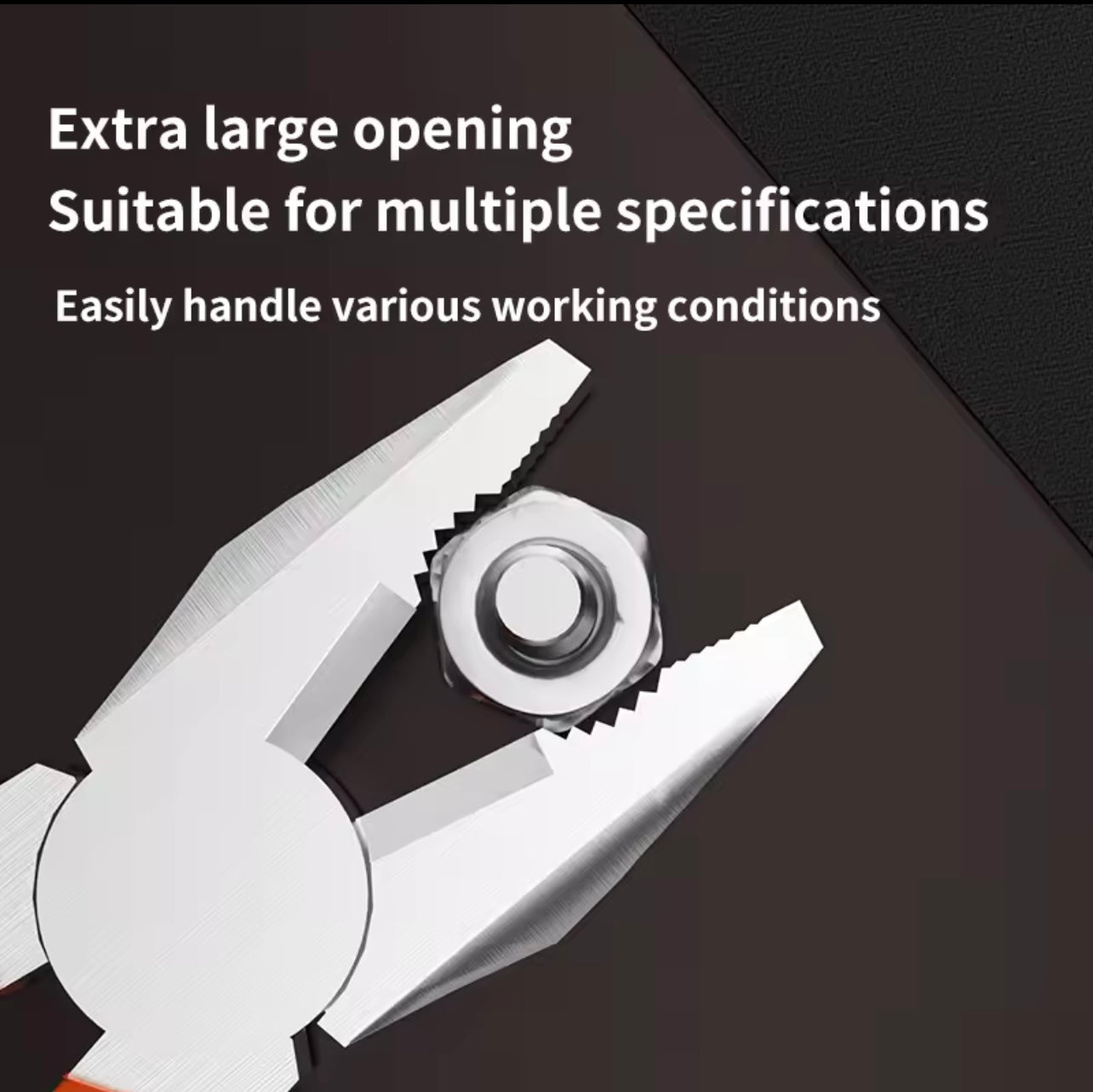 1Pc Vise, Multifunctional Wire Pliers, Industrial Grade Needle Nose Pliers, Labor-Saving Handmade Pliers, Comprehensive Tools