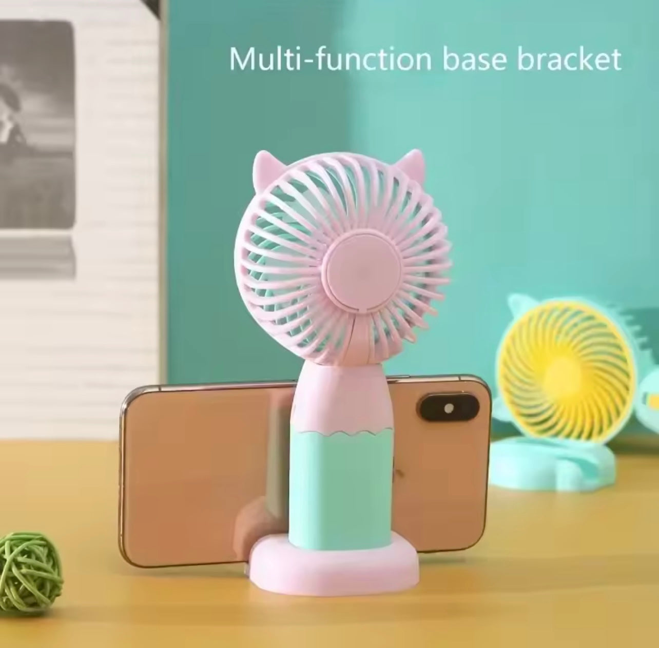 Mini Portable Fan ، USB القابلة لإعادة الشحن المشجعين ، مروحة محمولة ، ورموش الماكياج الصغيرة ، للمكتب ، في الهواء الطلق ، السفر ، التخييم