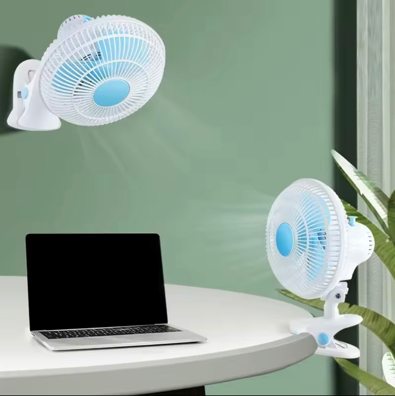 180 Degree Adjustable Mini Desktop Fan High-Speed Air Desk and Clip On Fan With Fan Head Clamp For Dormitory Office 220V