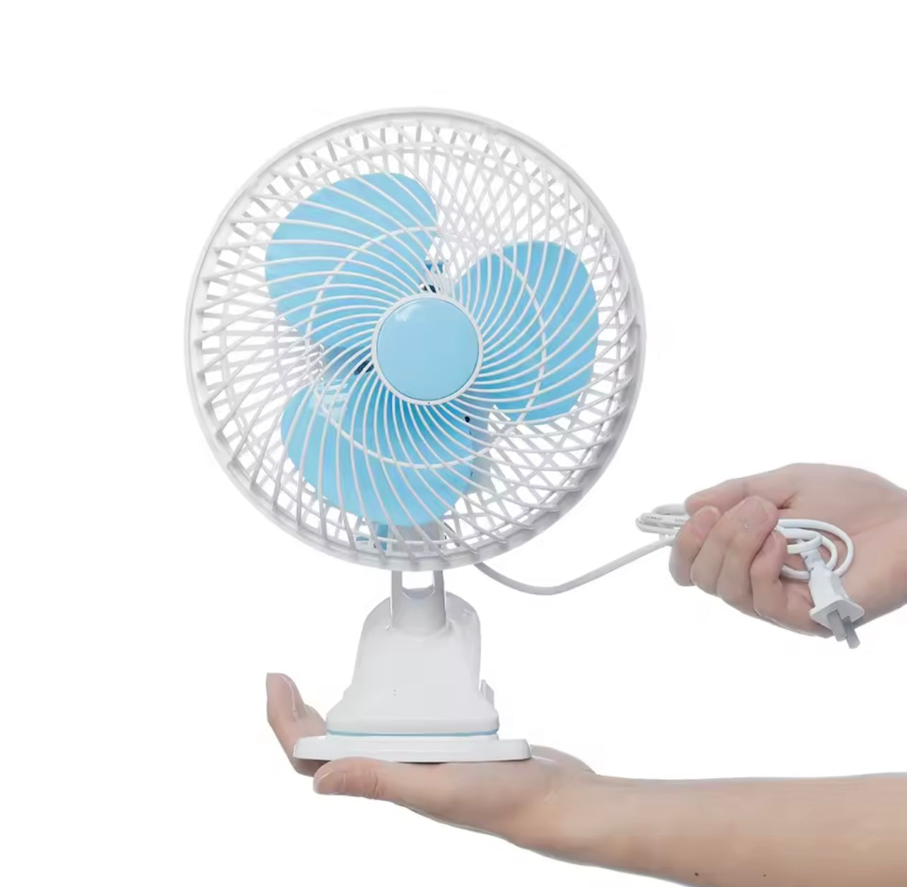 180 Degree Adjustable Mini Desktop Fan High-Speed Air Desk and Clip On Fan With Fan Head Clamp For Dormitory Office 220V