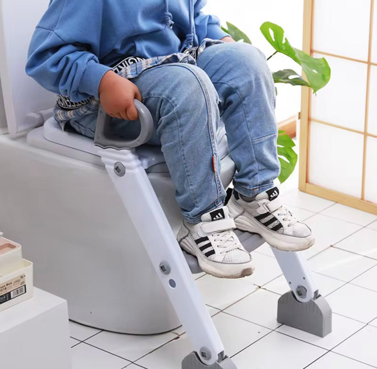 جديد مرحاض الأطفال ، البراز القابل للطي القابل للطي ، متعددة الوظائف ، توحيد الصبي بنت ، طفل تدريب ، سلم ، سلم ،