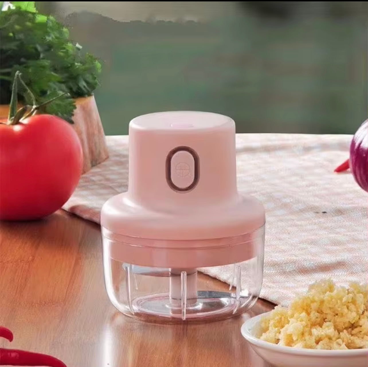 Electric Garlic Masher USB Wireless Sturdy Press Mincer Vegetable Chili Meat Grinder Kitchen Tools Food Chopper Mixer Processor