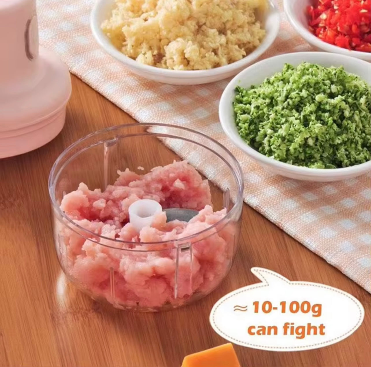 Electric Garlic Masher USB Wireless Sturdy Press Mincer Vegetable Chili Meat Grinder Kitchen Tools Food Chopper Mixer Processor